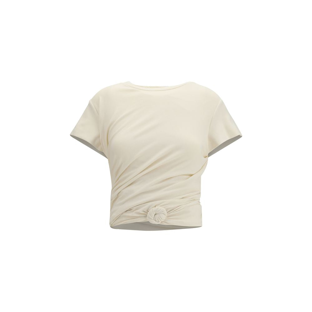 Beige Cotton T-Shirt