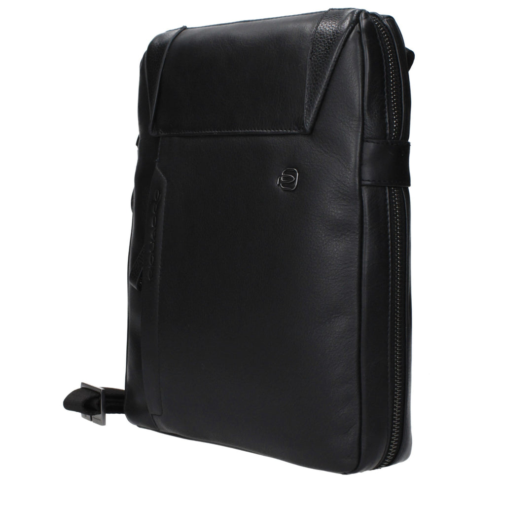 Black Leather Crossbody Bag