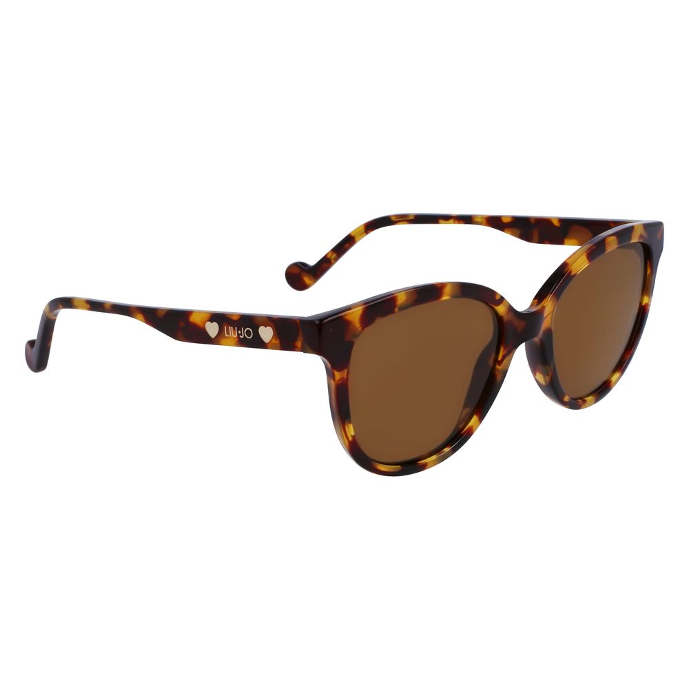 Brown Injected Sunglasses
