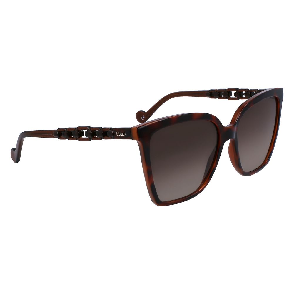Brown Injected Sunglasses