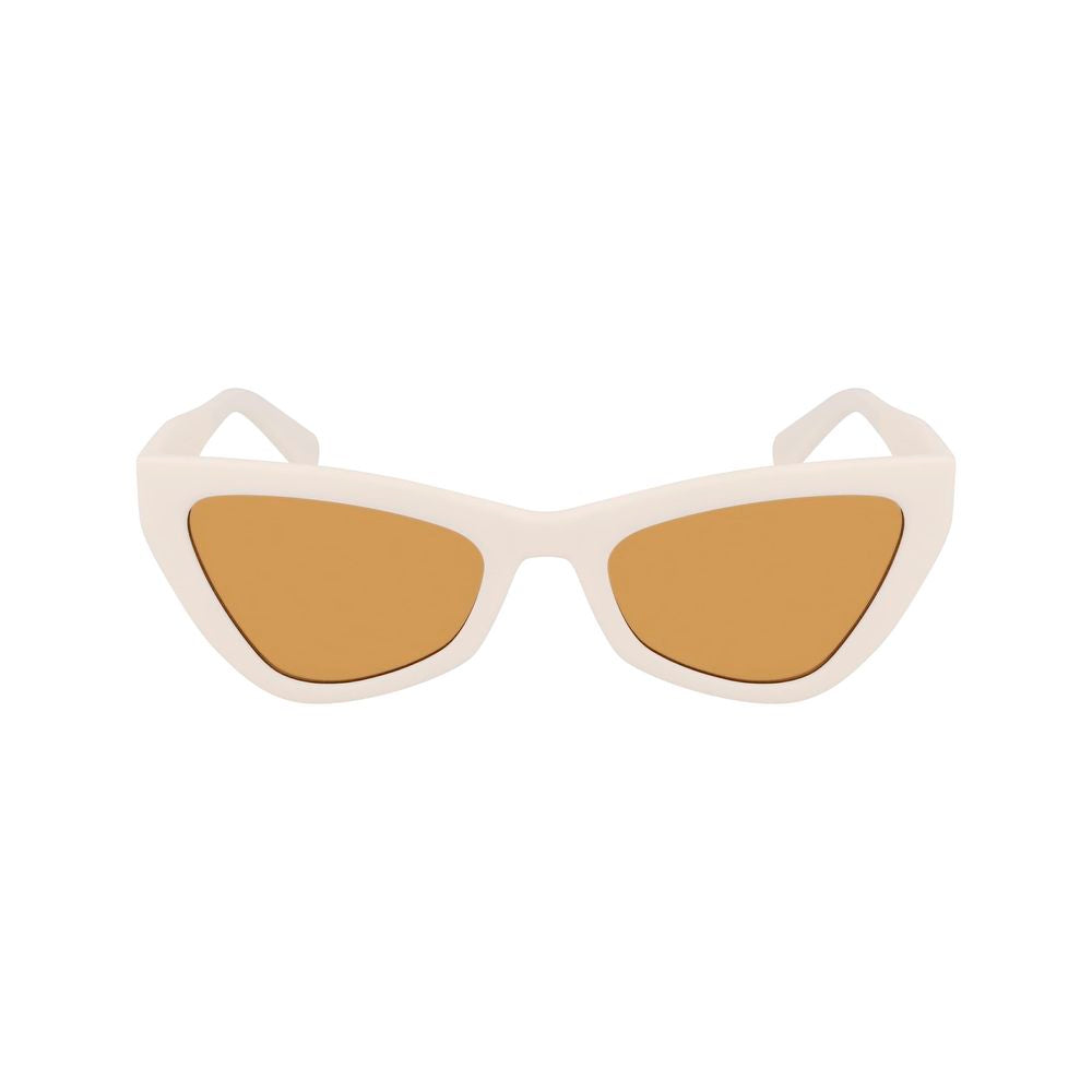 White Injected Sunglasses