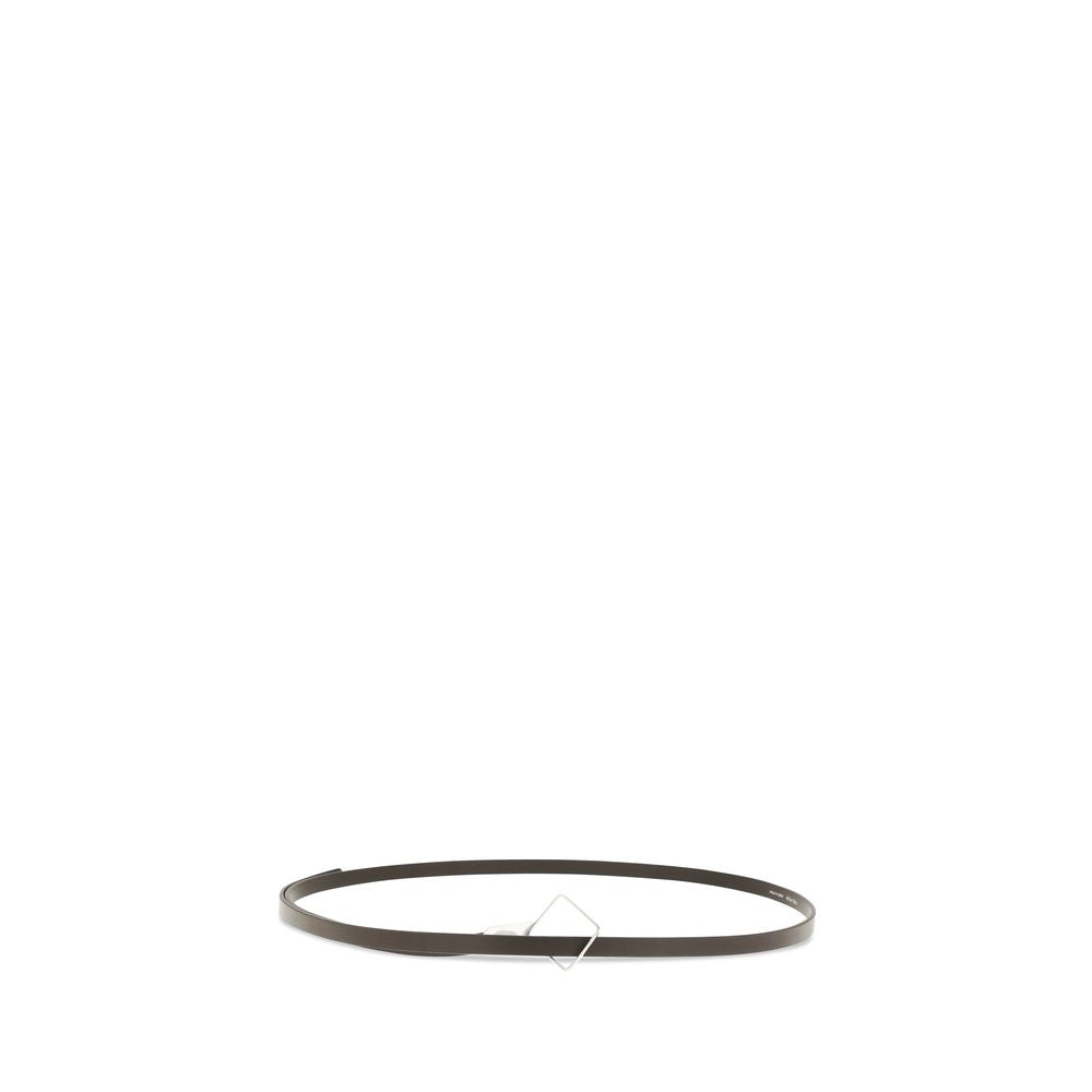 Brown Calf Leather Bos Taurus Thin Belt