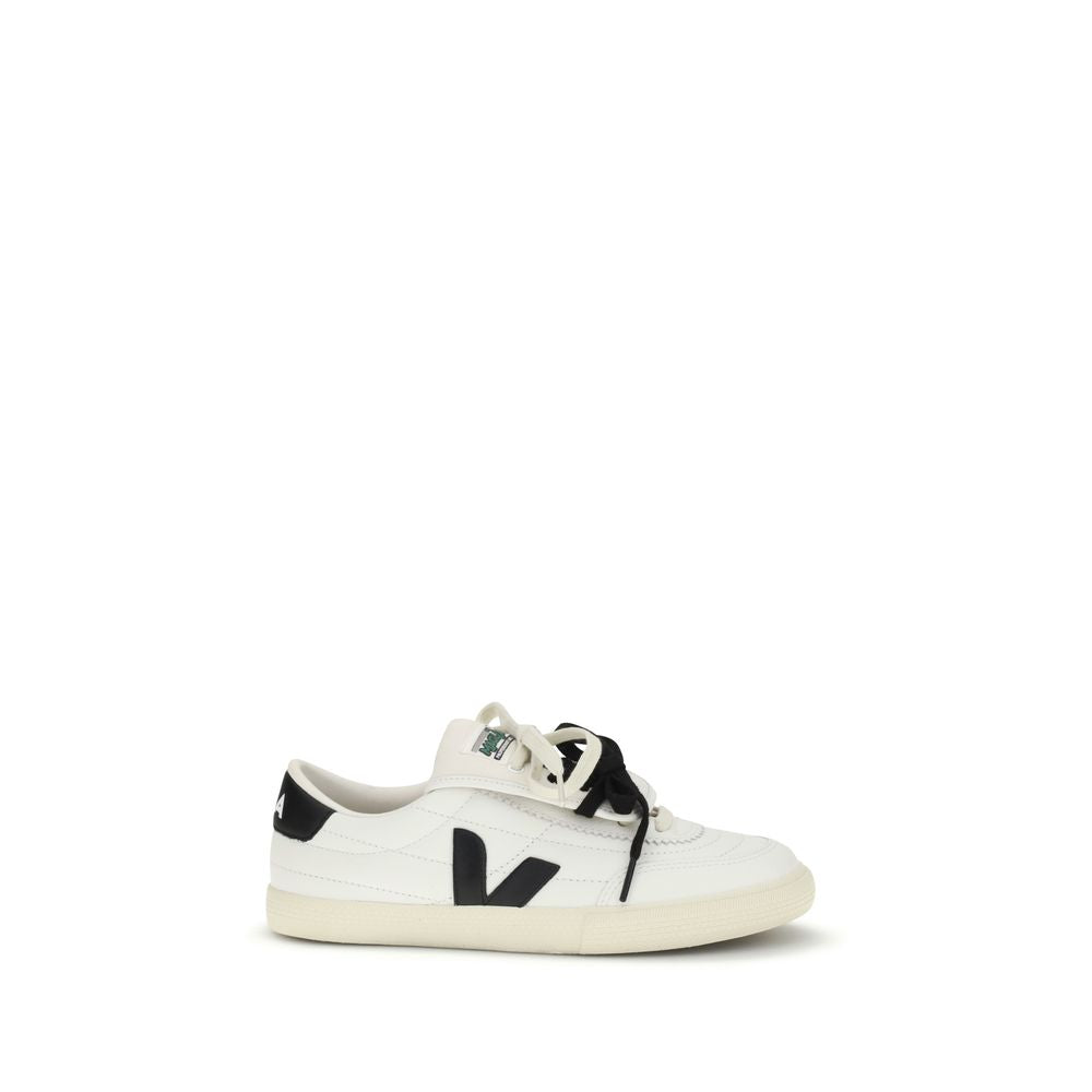 White Calf Leather Bos Taurus Athletic Sneakers