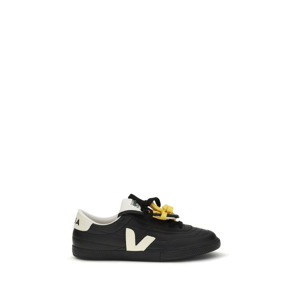 Black Calf Leather Bos Taurus Low Top Sneakers