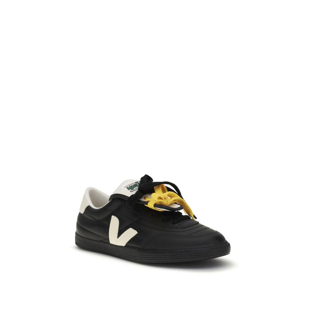 Black Calf Leather Bos Taurus Low Top Sneakers