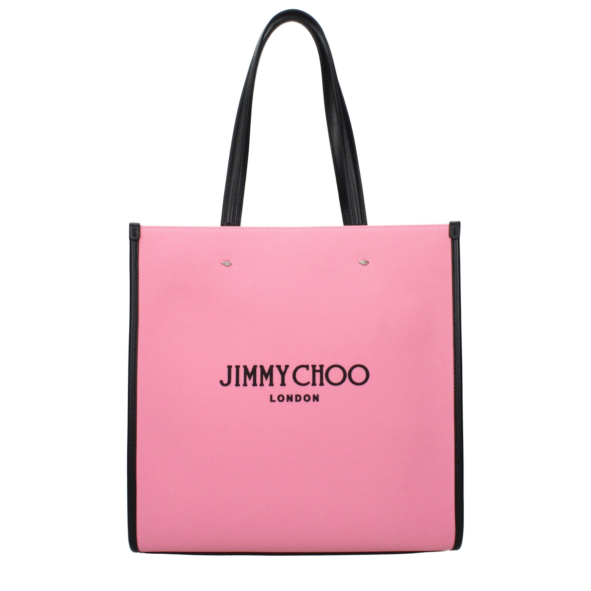 Pink Fabric Shoulder Bag