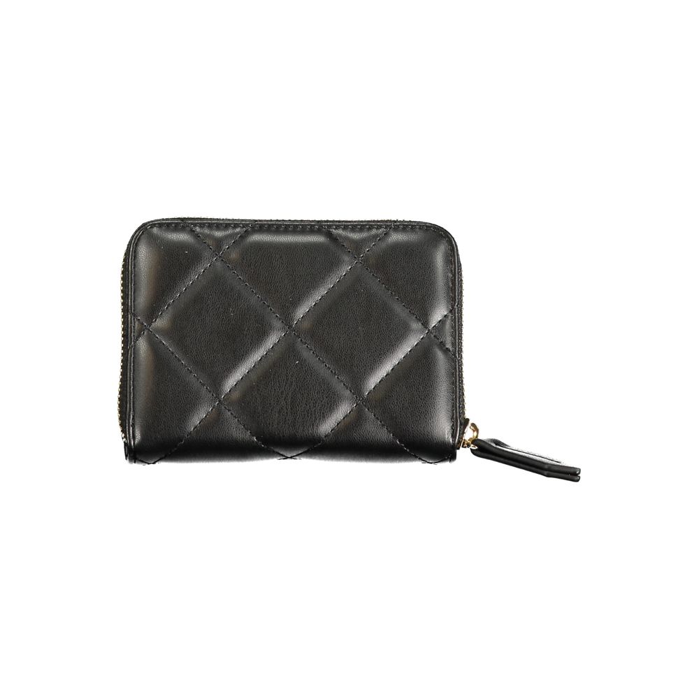 Nero Poliuretano Women Wallet