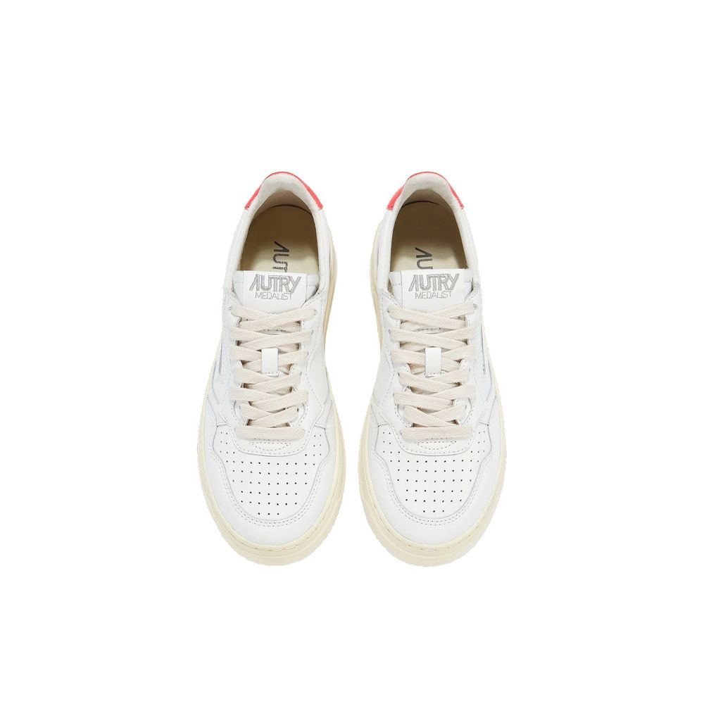 White Leather Sneakers