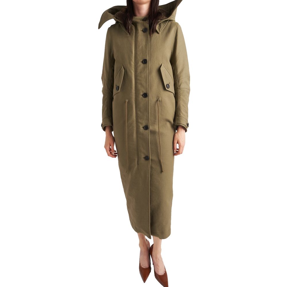 Bicolor Polyamide Coat