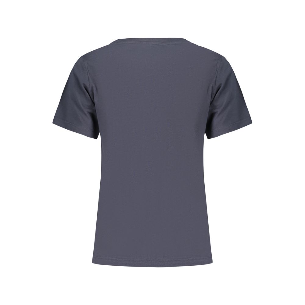 Blue Cotton Women's T-Shirt