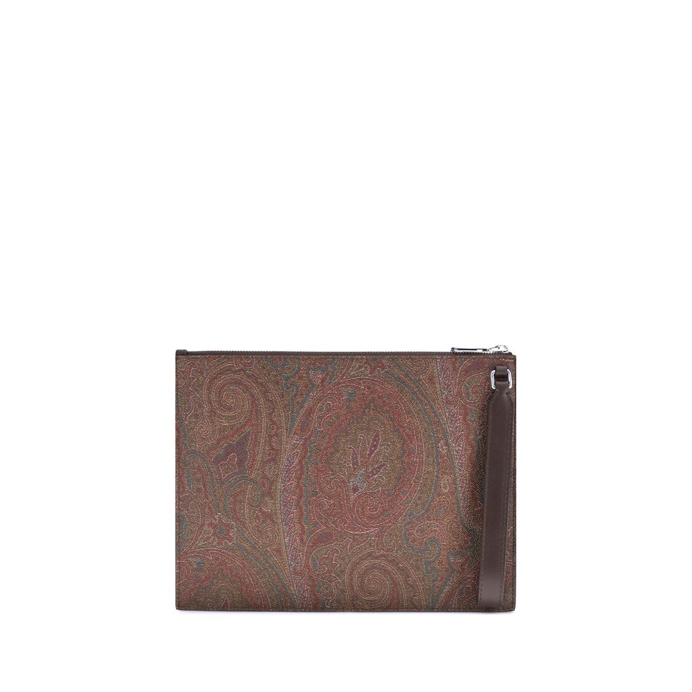 Multicolor Cotton Clutch Bag