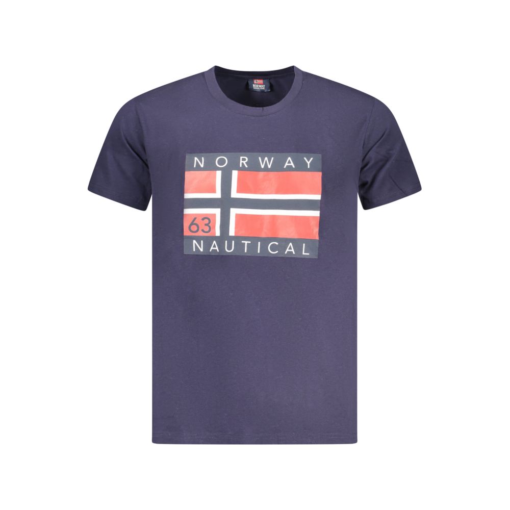 Blue Cotton T-Shirt