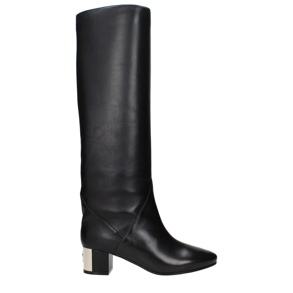 Black Leather Boots
