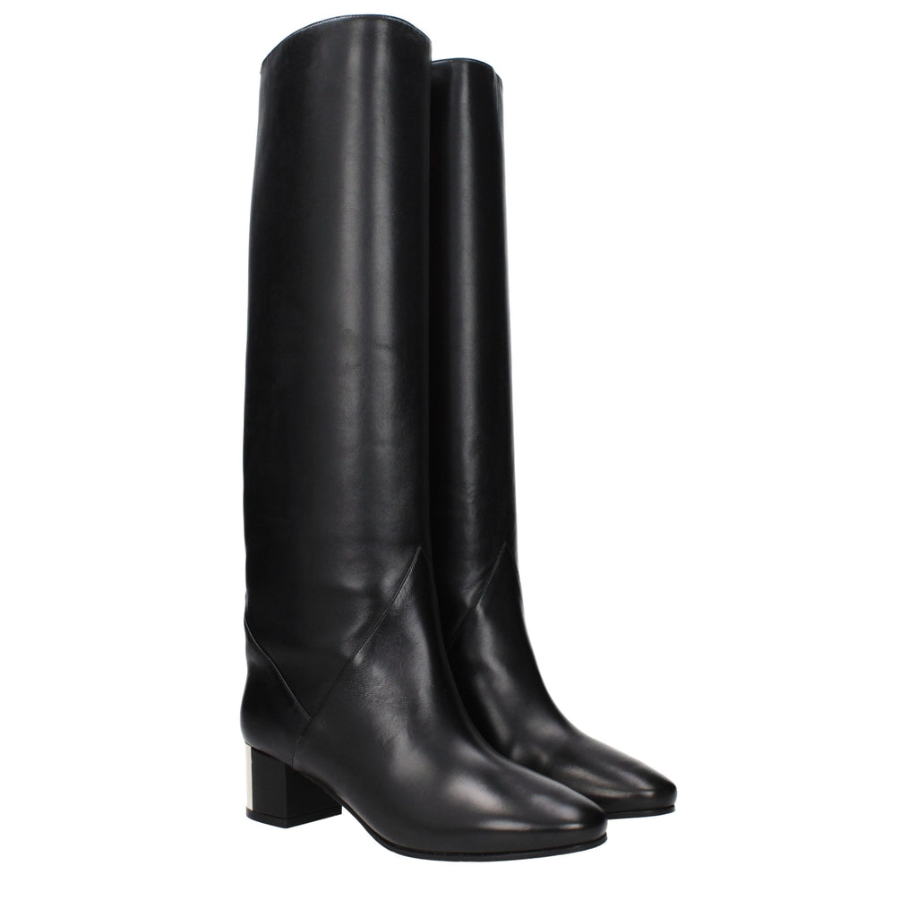 Black Leather Boots
