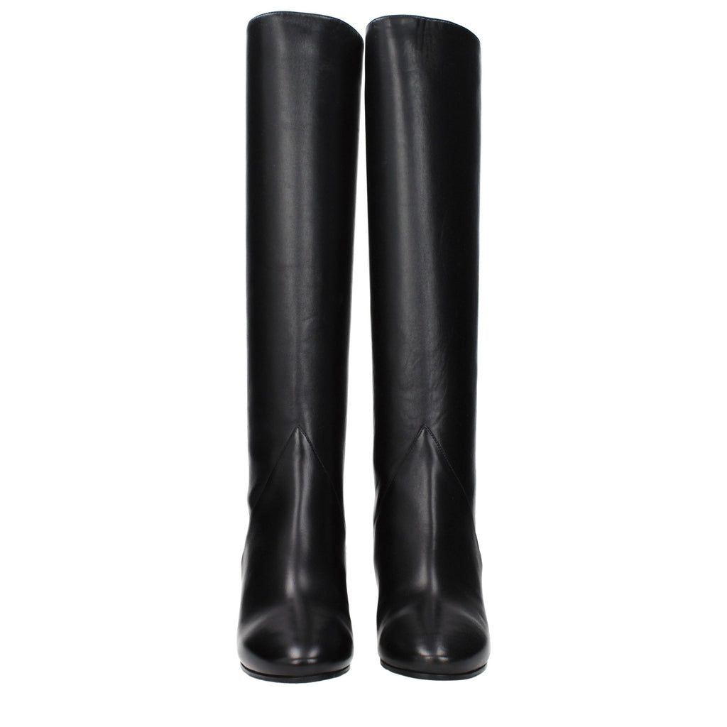 Black Leather Boots