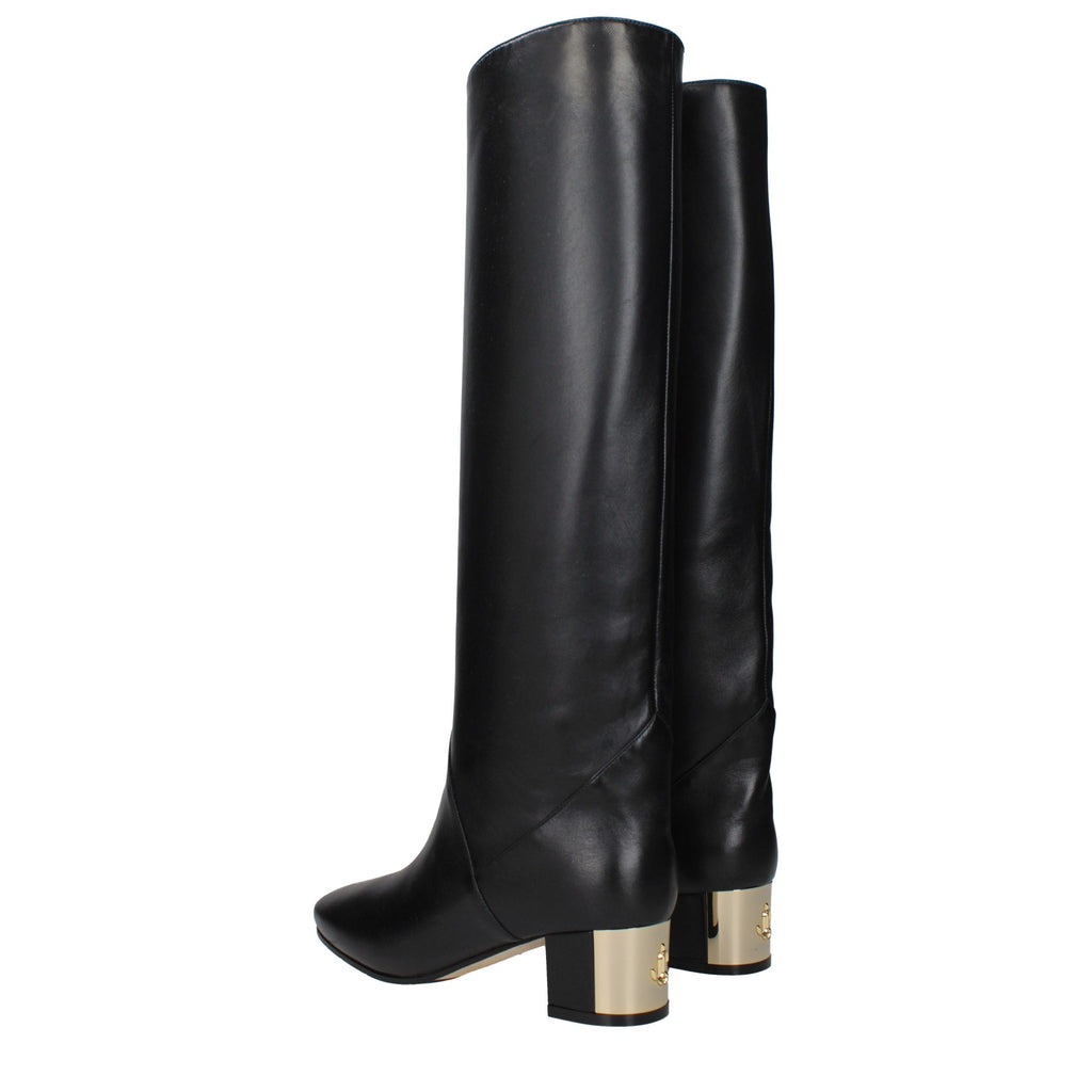 Black Leather Boots