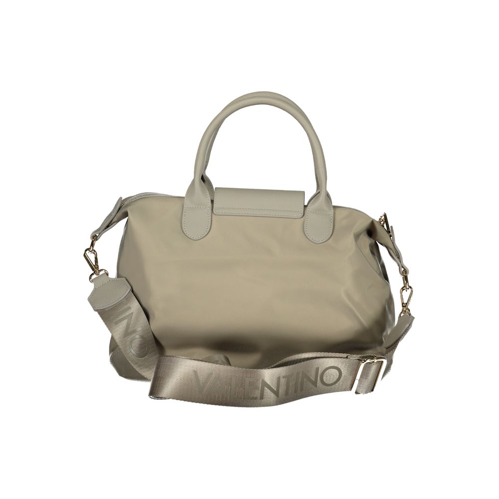 Gray Polyurethane Women's Bag