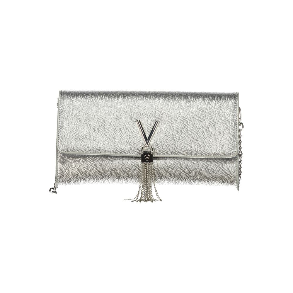 Argento Polyurethane Women's Handbag