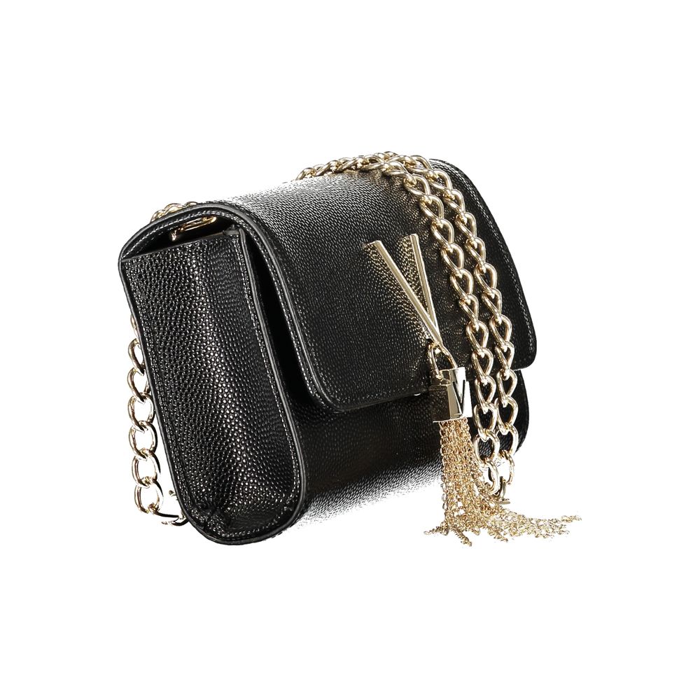 Black Polyurethane Women's Bag
