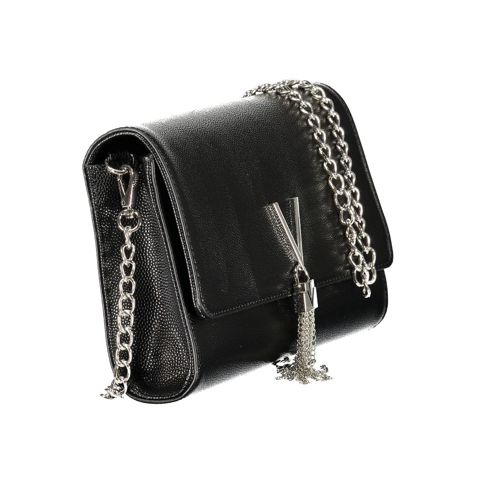 Black Polyurethane Women's Handbag
