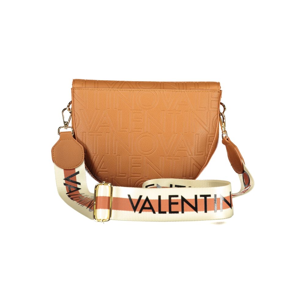 Brown Polyurethane Women's Bag