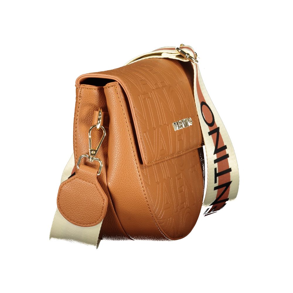 Brown Polyurethane Women's Bag