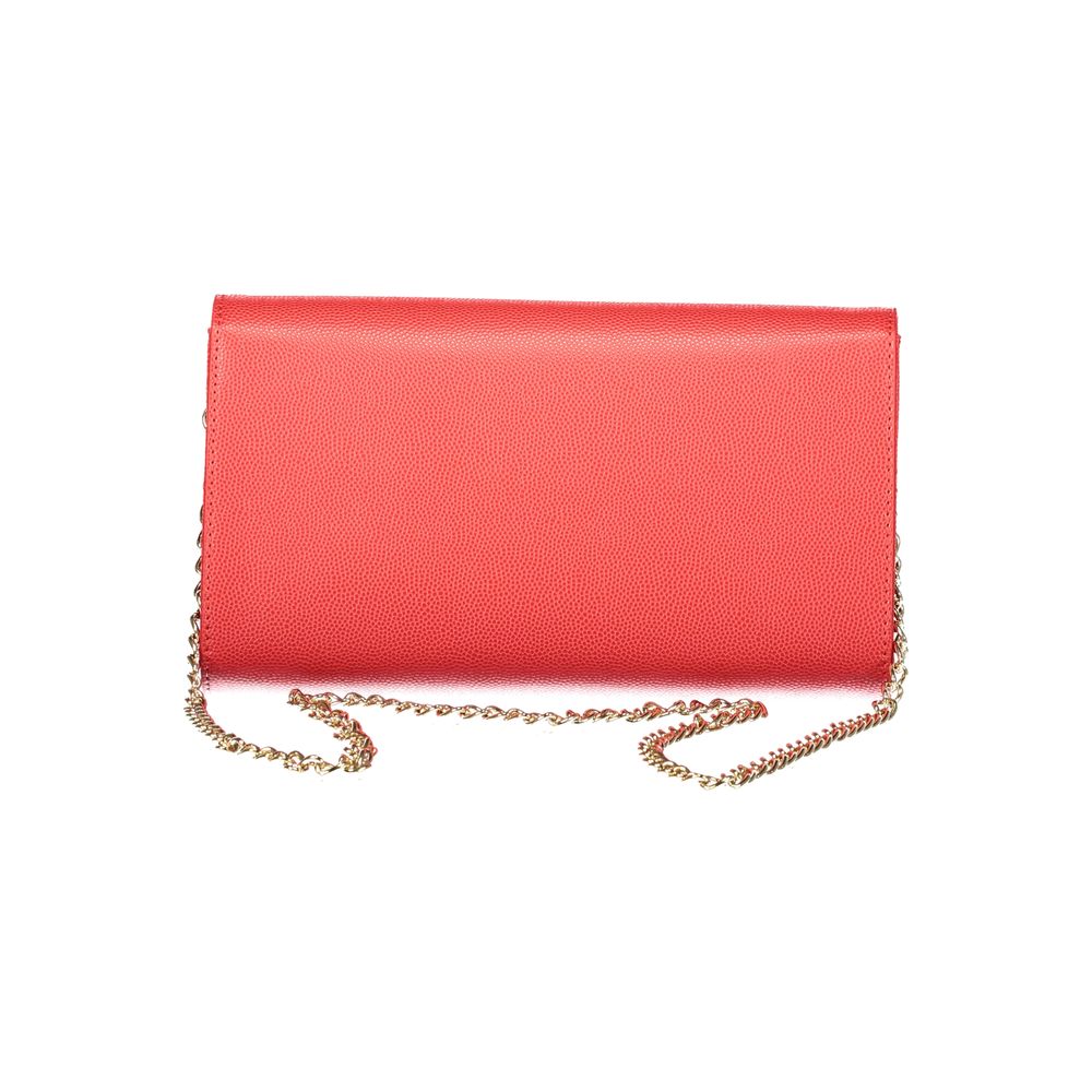 Rosso Polyurethane Women's Handbag