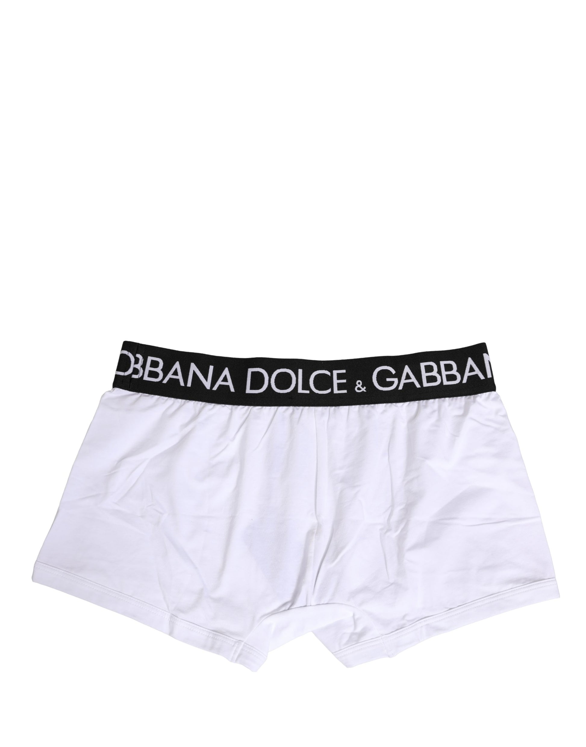 White Cotton Logo Waistband Boxer Shorts Underwear