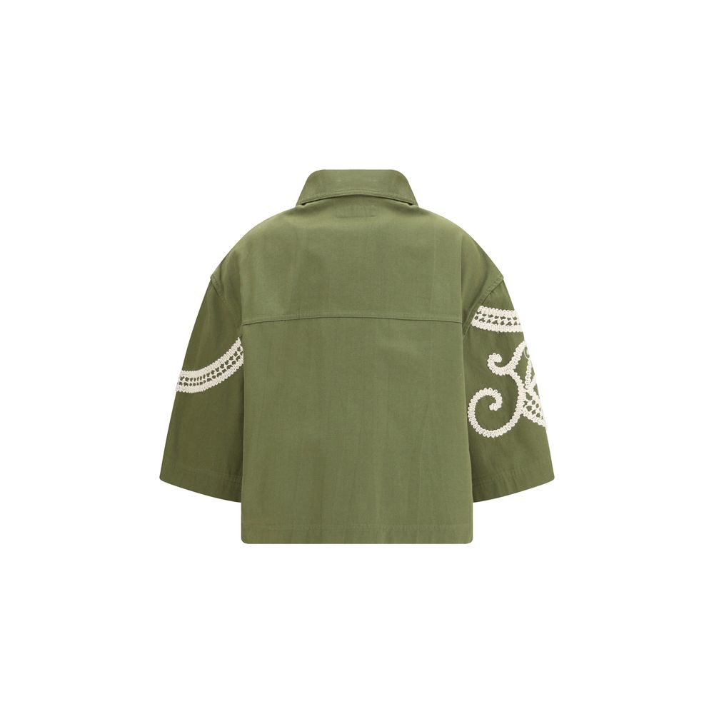 Bicolor Cotton Coat