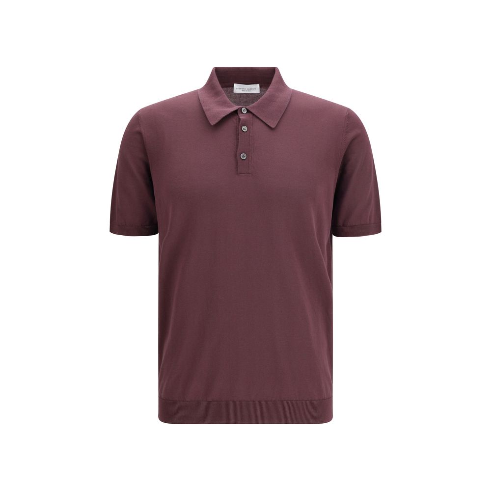Purple Cotton Polo Shirt