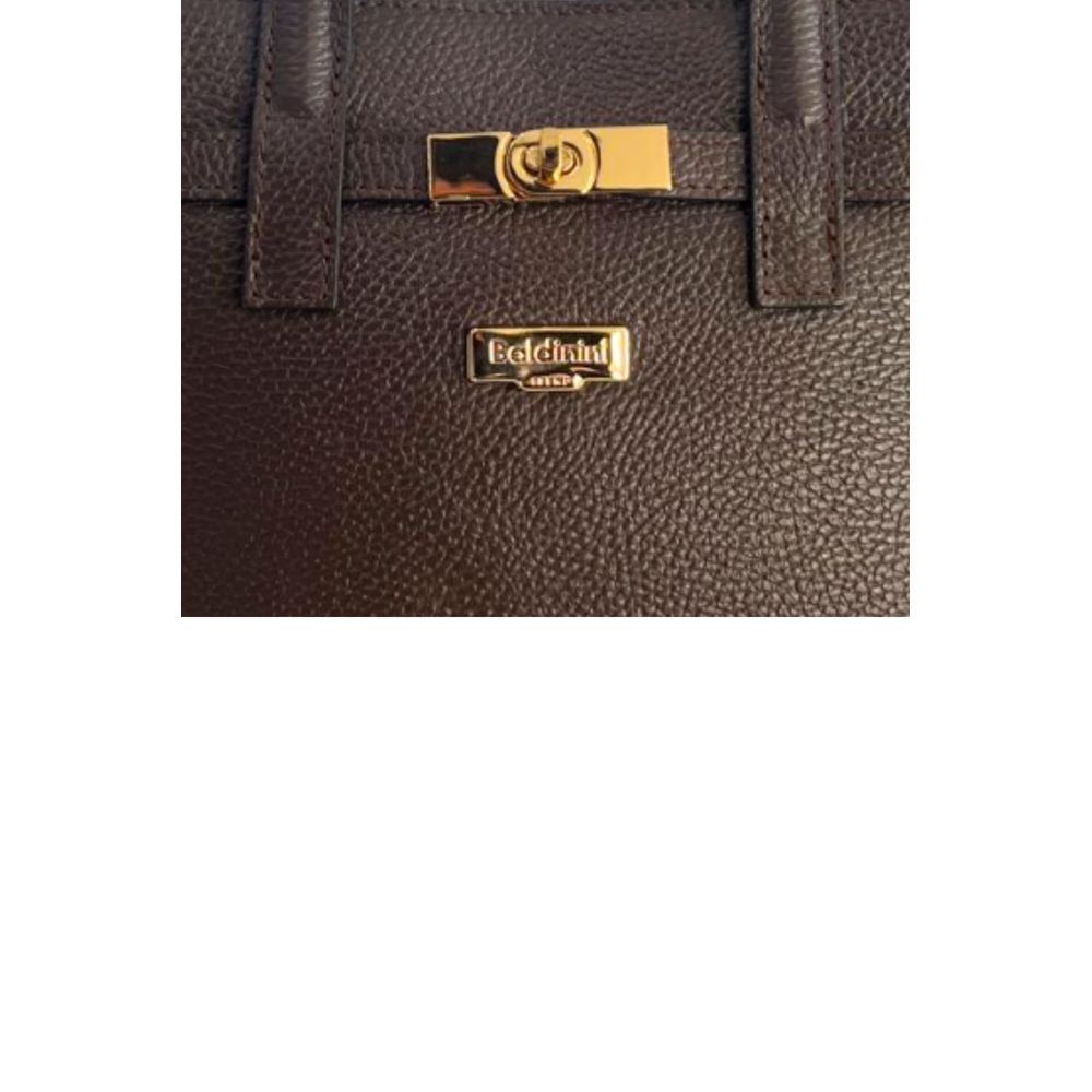 Brown Cowhide Shoulder Bag