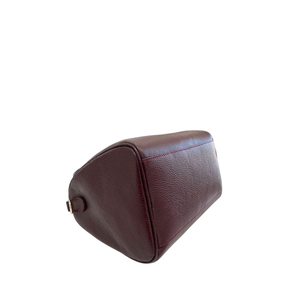 Red Leather Women Handbag