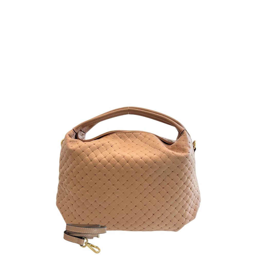 Pink Leather Women Handbag