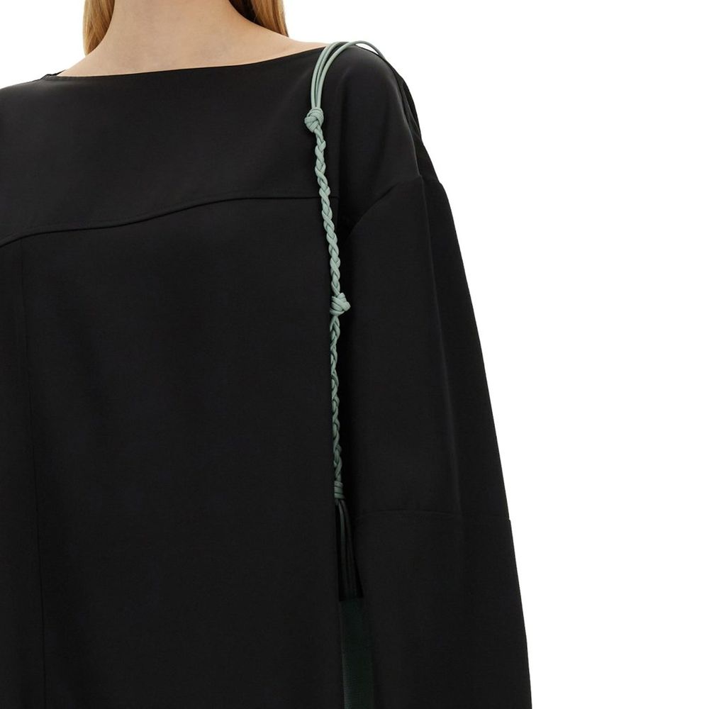 Black Silk Blouse