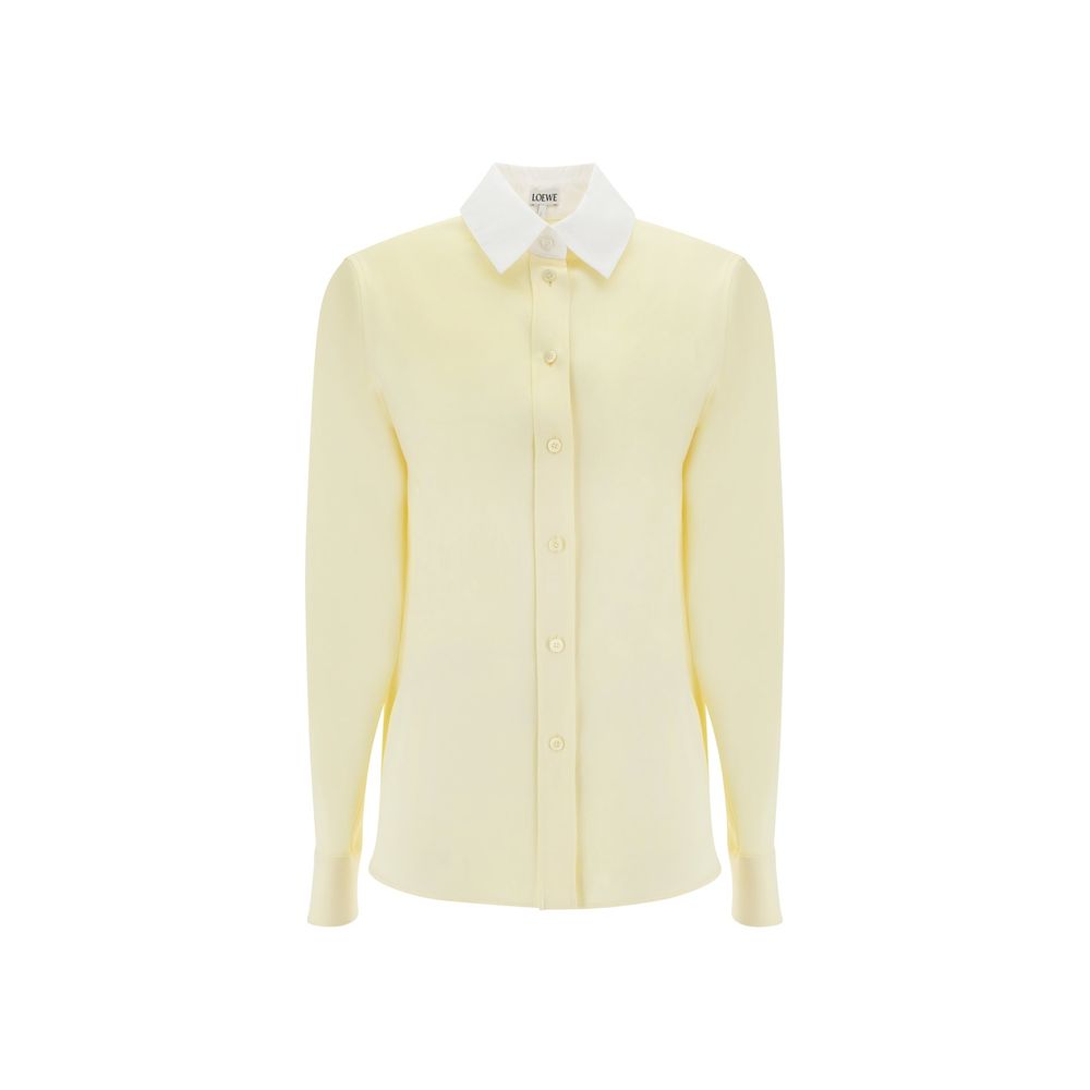 Bicolor Silk Dress Shirt