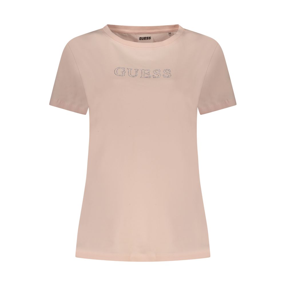 Pink Cotton Women's T-Shirt