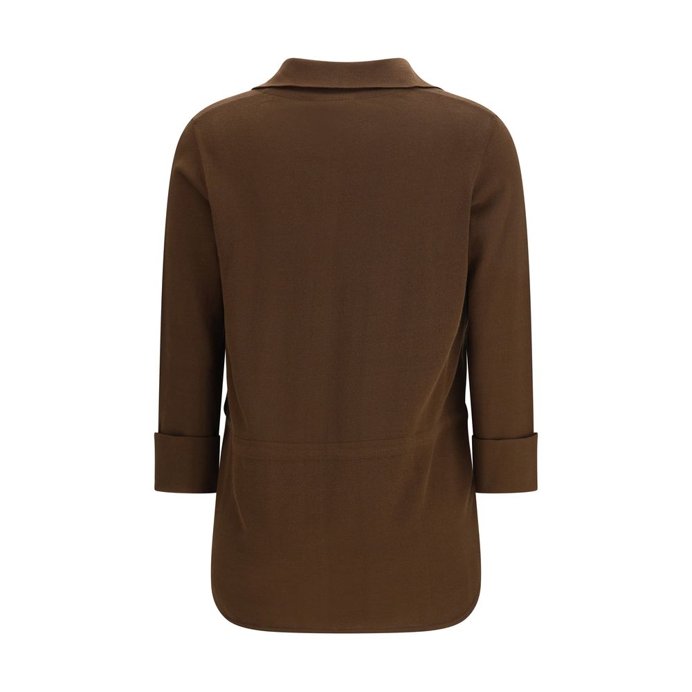 Brown Viscose Shirt