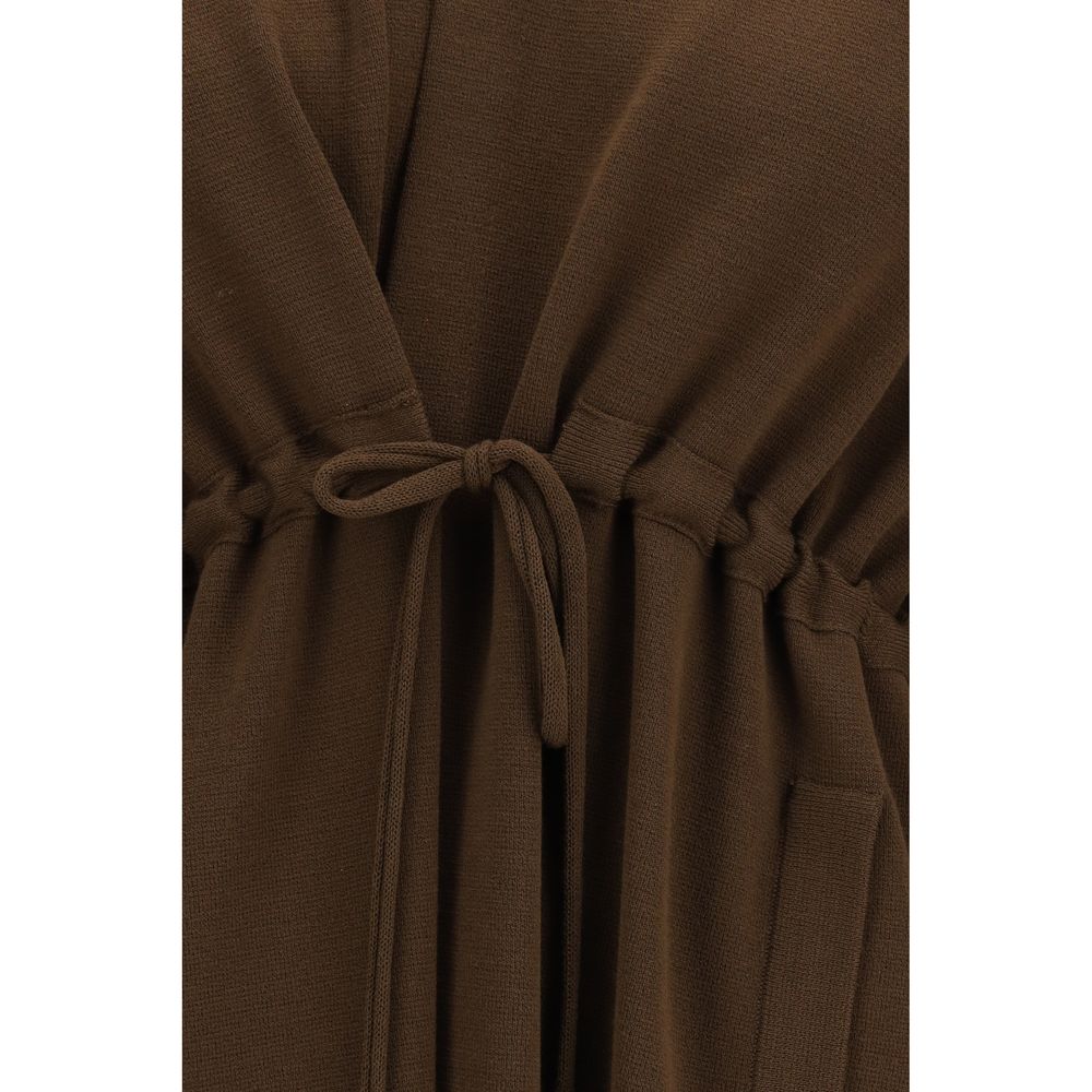 Brown Viscose Coat