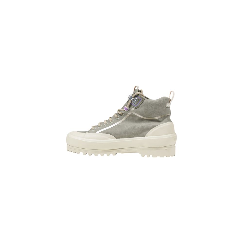 Green Fabric Athletic Sneakers