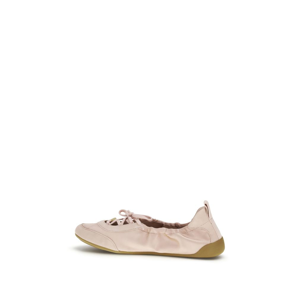 Multicolor Polyester Ballet Flats