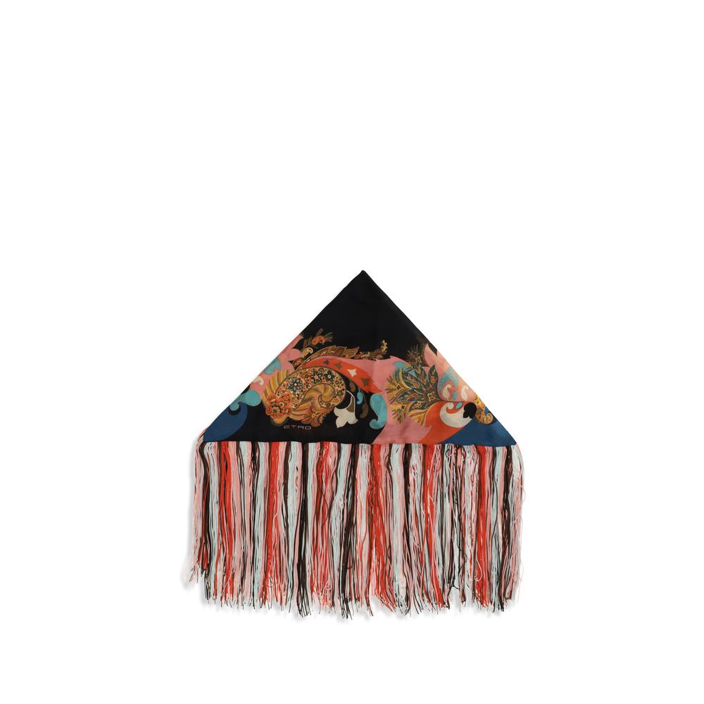 Multicolor Silk Scarf
