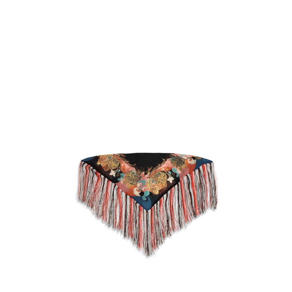Multicolor Silk Scarf