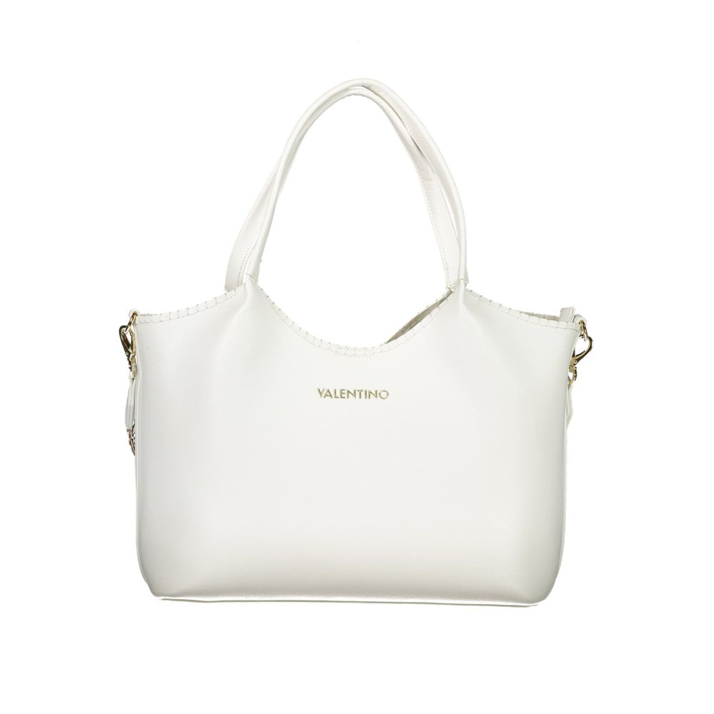 Bianco Polyurethane Women's Bag