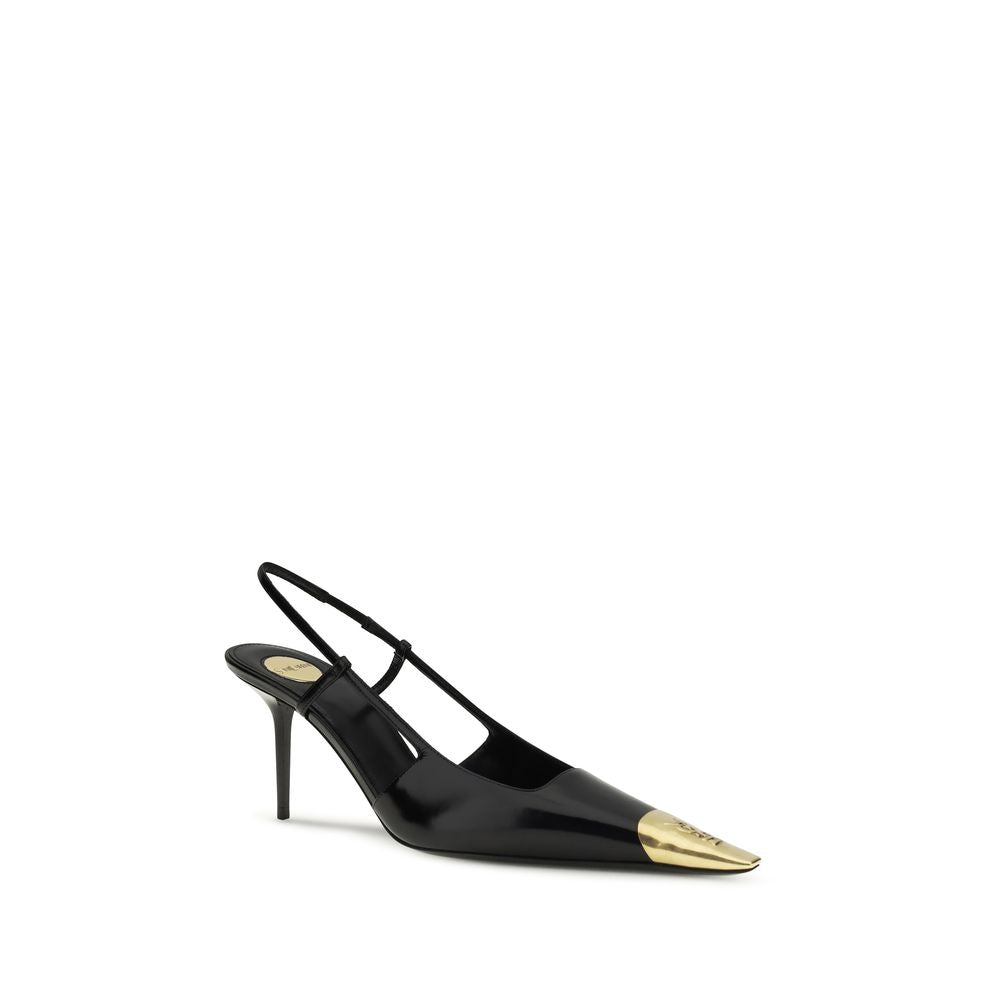 Black Calf Leather Bos Taurus High Heel Pumps