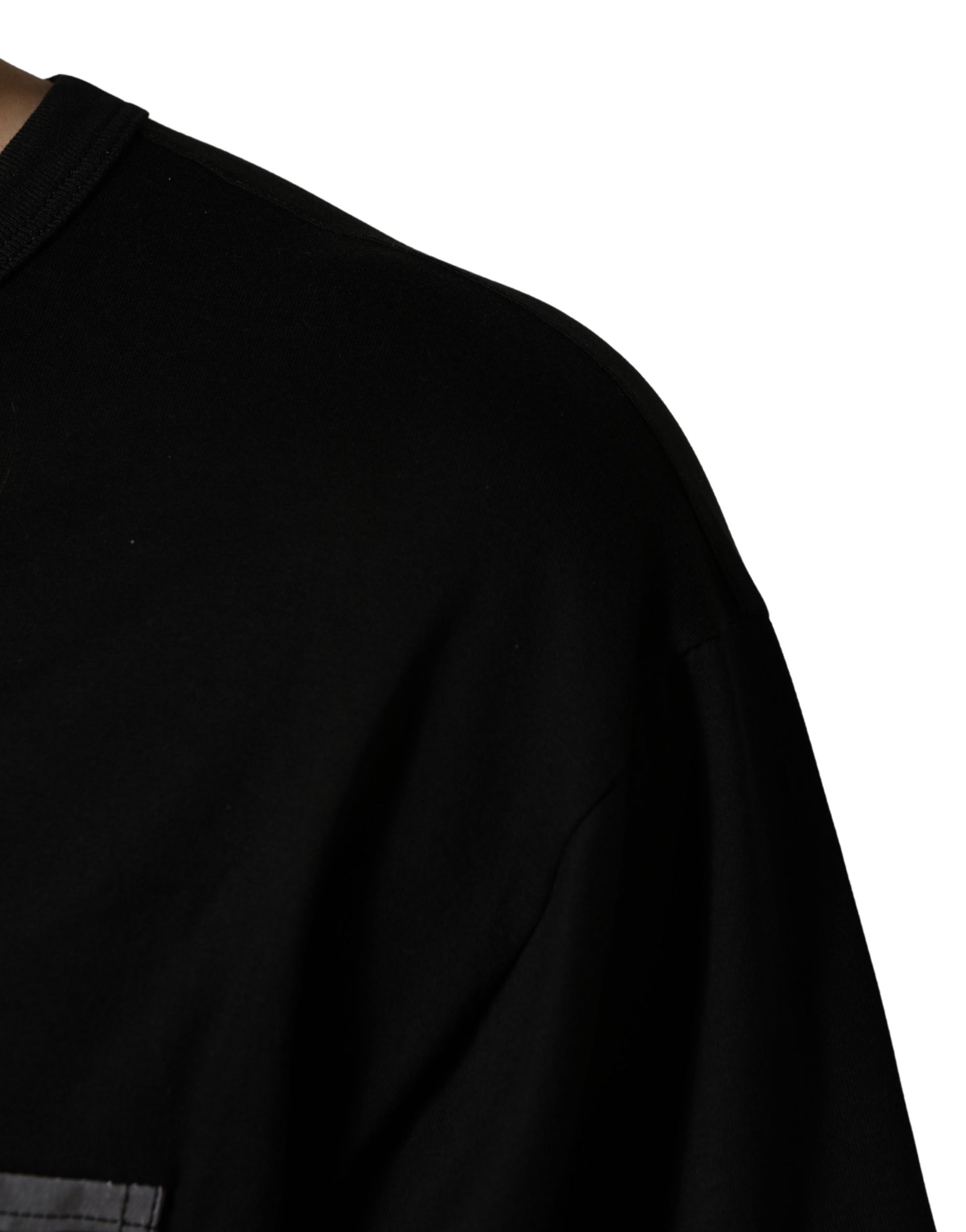 Black Camouflage Pocket Oversized T-shirt