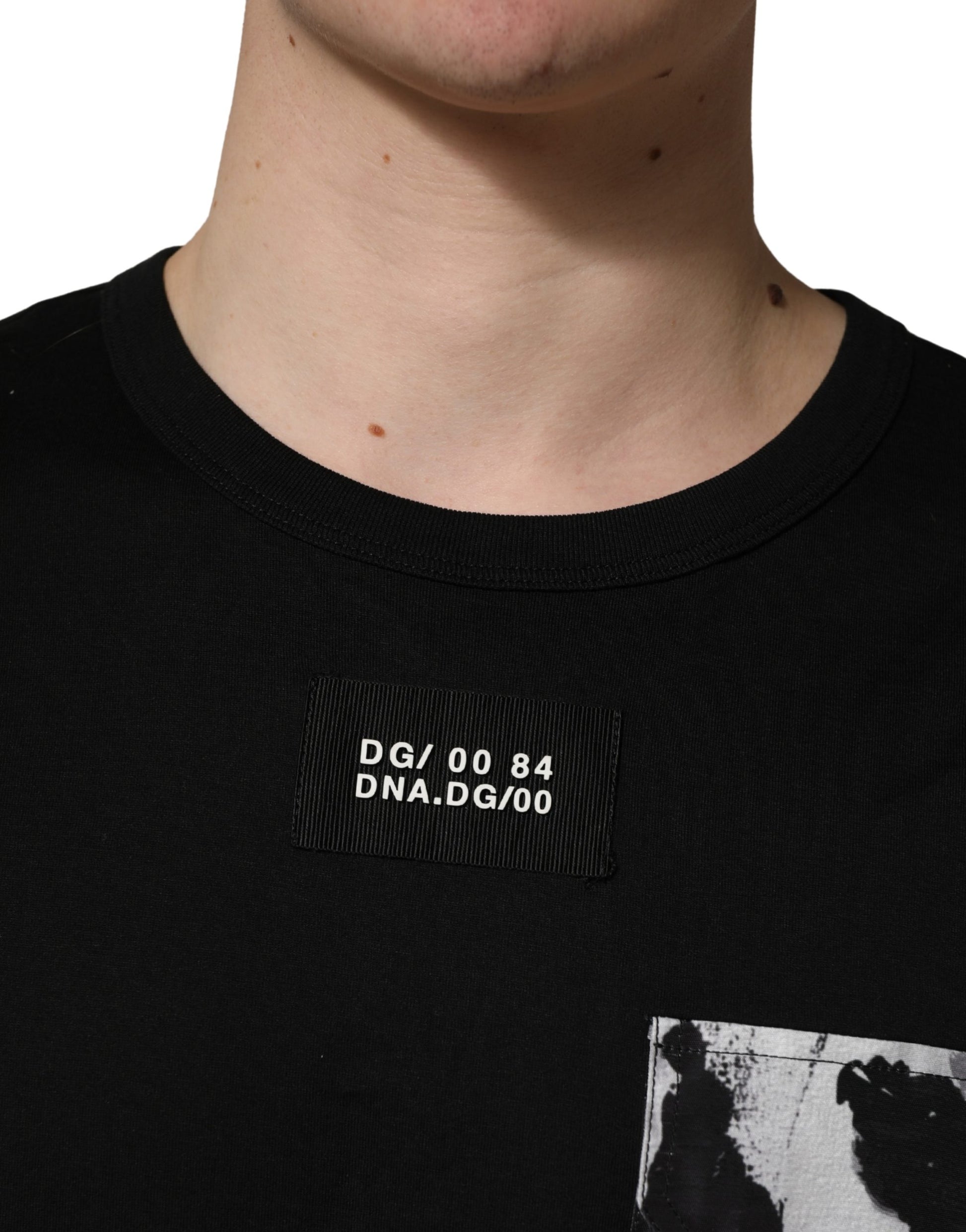 Black Camouflage Pocket Oversized T-shirt