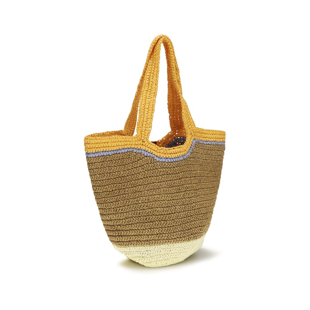 Orange Paper Shoulder Bag