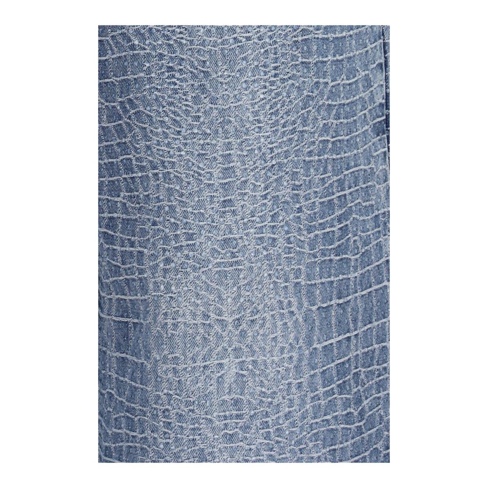 Blue Cotton Jeans Denim
