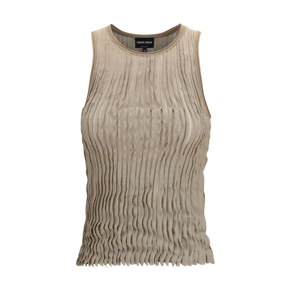 Beige Silk Shirt