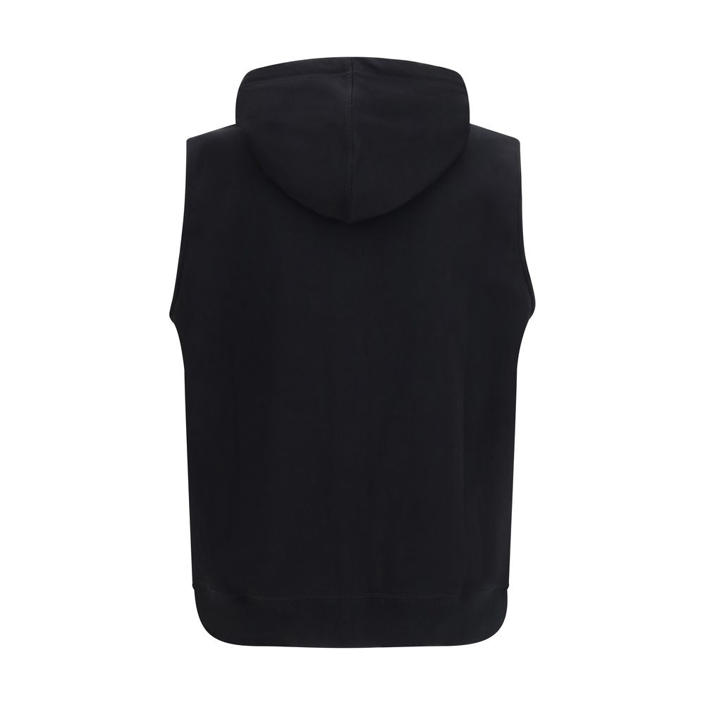 Black Cotton Sweatshirt